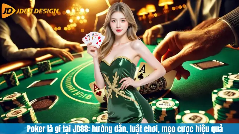 Poker là gì tại JD88: hướng dẫn, luật chơi, mẹo cược hiệu quả
